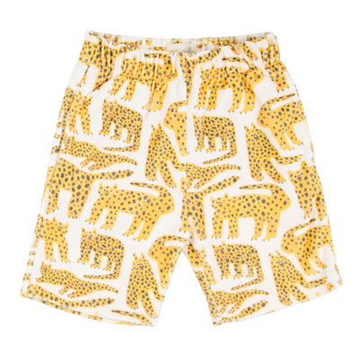 Jerry Short Sleeve Button Up & Wyoming Short Set - Cheetah - Twinkle Twinkle Little One