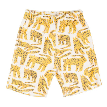 Jerry Short Sleeve Button Up & Wyoming Short Set - Cheetah - Twinkle Twinkle Little One