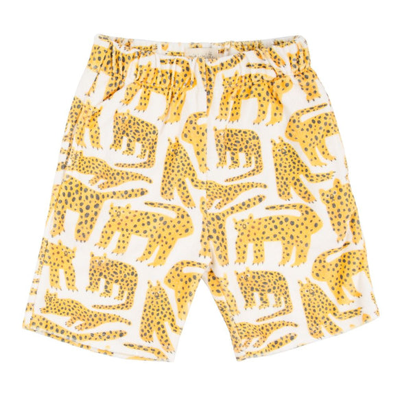 Jerry Short Sleeve Button Up & Wyoming Short Set - Cheetah - Twinkle Twinkle Little One