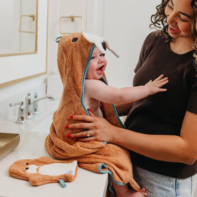 Wally Character Bamboo Hooded Towel - Twinkle Twinkle Little One