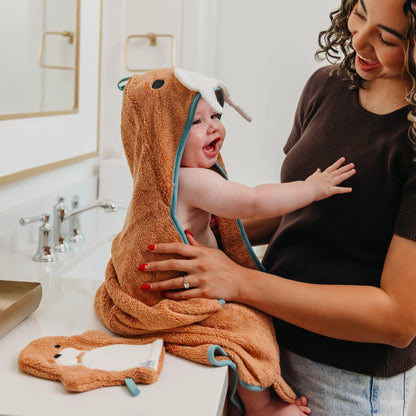 Wally Character Bamboo Hooded Towel - Twinkle Twinkle Little One