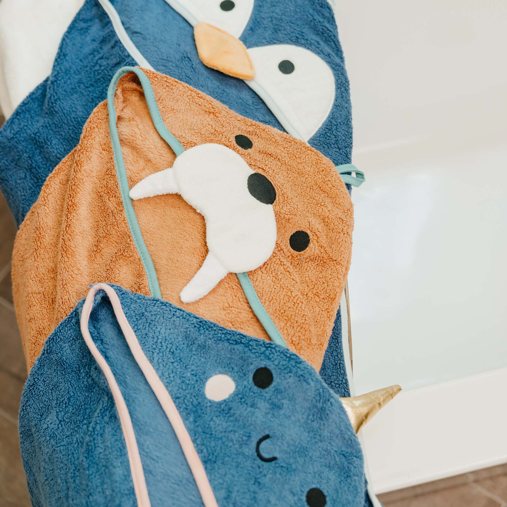 Wally Character Bamboo Hooded Towel - Twinkle Twinkle Little One