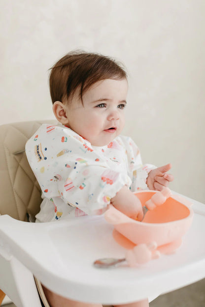 Long Sleeve Waterproof Bib - Sweet Treats - Twinkle Twinkle Little One