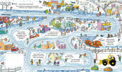 Wind-up Digger: A Toy and Book Gift Featuring a Hands-On Exploration Of Diggers And Construction Sites