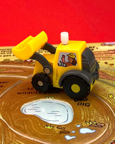 Wind-up Digger: A Toy and Book Gift Featuring a Hands-On Exploration Of Diggers And Construction Sites