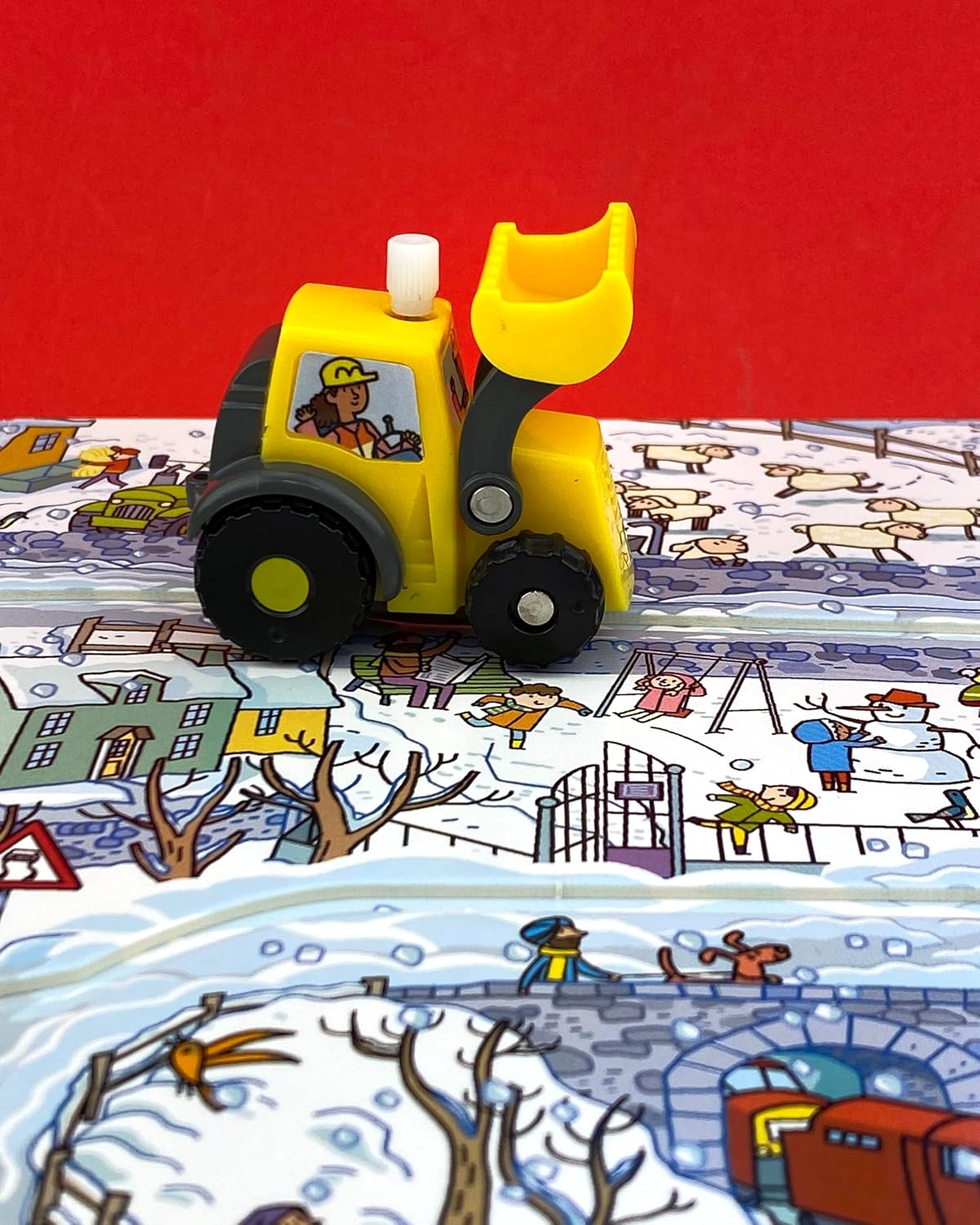 Wind-up Digger: A Toy and Book Gift Featuring a Hands-On Exploration Of Diggers And Construction Sites