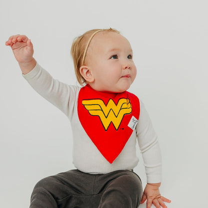 Wonder Woman Baby Bandana Bibs (Set of Two) - Twinkle Twinkle Little One