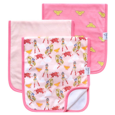 Wonder Woman Premium Burp Cloths - Twinkle Twinkle Little One