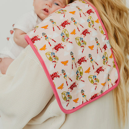 Wonder Woman Premium Burp Cloths - Twinkle Twinkle Little One