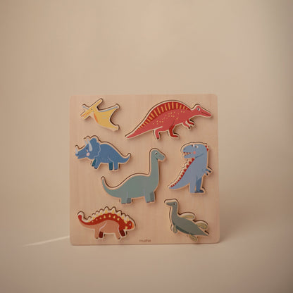 Wooden Dino Puzzle - Twinkle Twinkle Little One
