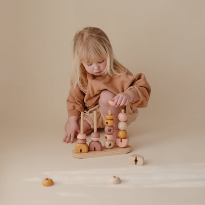 Wooden Multi Shape Stacker - Twinkle Twinkle Little One