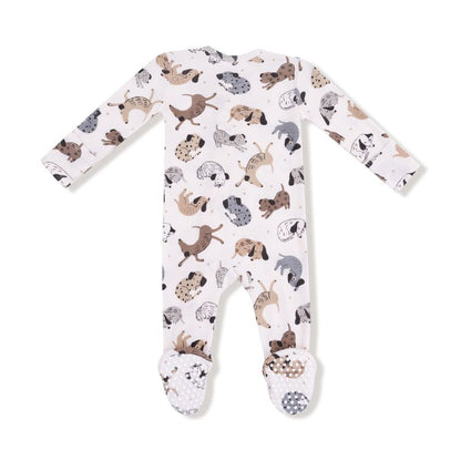 Cozy Pups 2 Way Zipper Footie - Twinkle Twinkle Little One