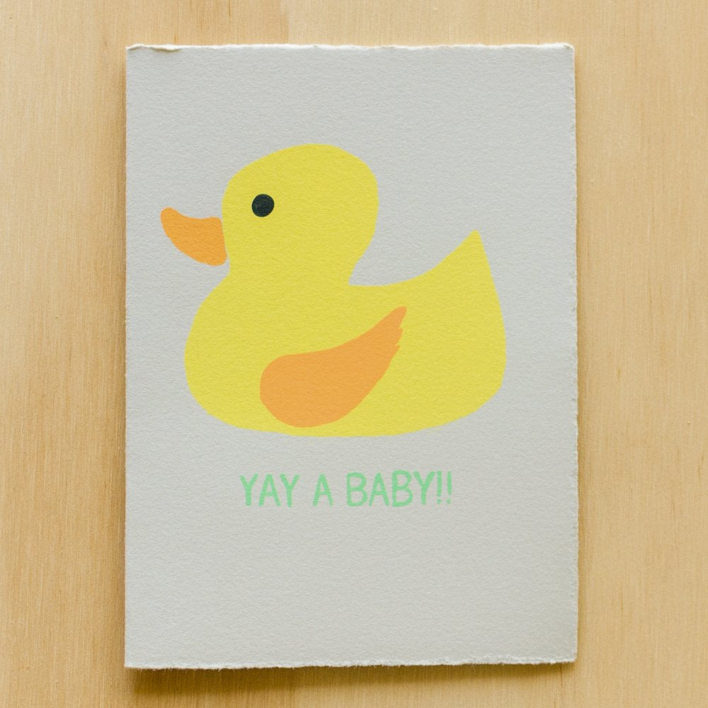 Yay A Baby Greeting Card - Twinkle Twinkle Little One