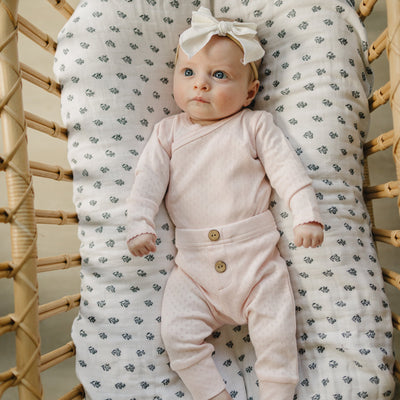 Pink Pointelle Layette Set - Newborn