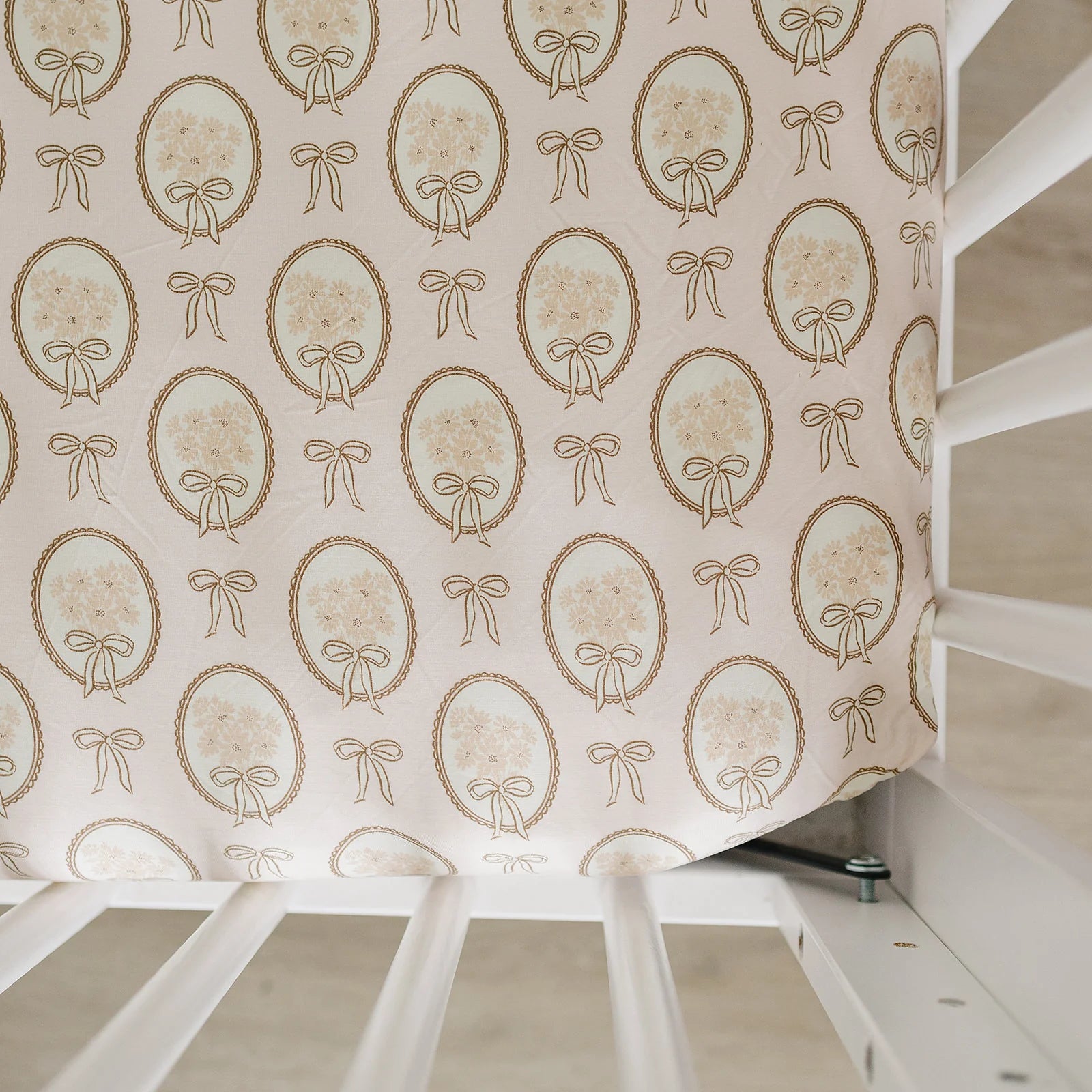 Vintage Bouquet Bamboo Stretch Crib Sheet