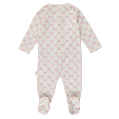 ZIPPER FOOTIE - BOWS - Twinkle Twinkle Little One