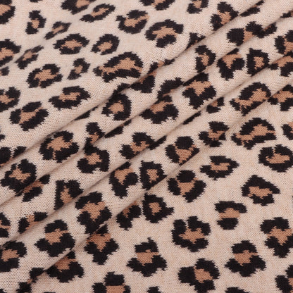 Leopard Animal Organic Cotton Jacquard Knit Baby Blanket - Twinkle Twinkle Little One