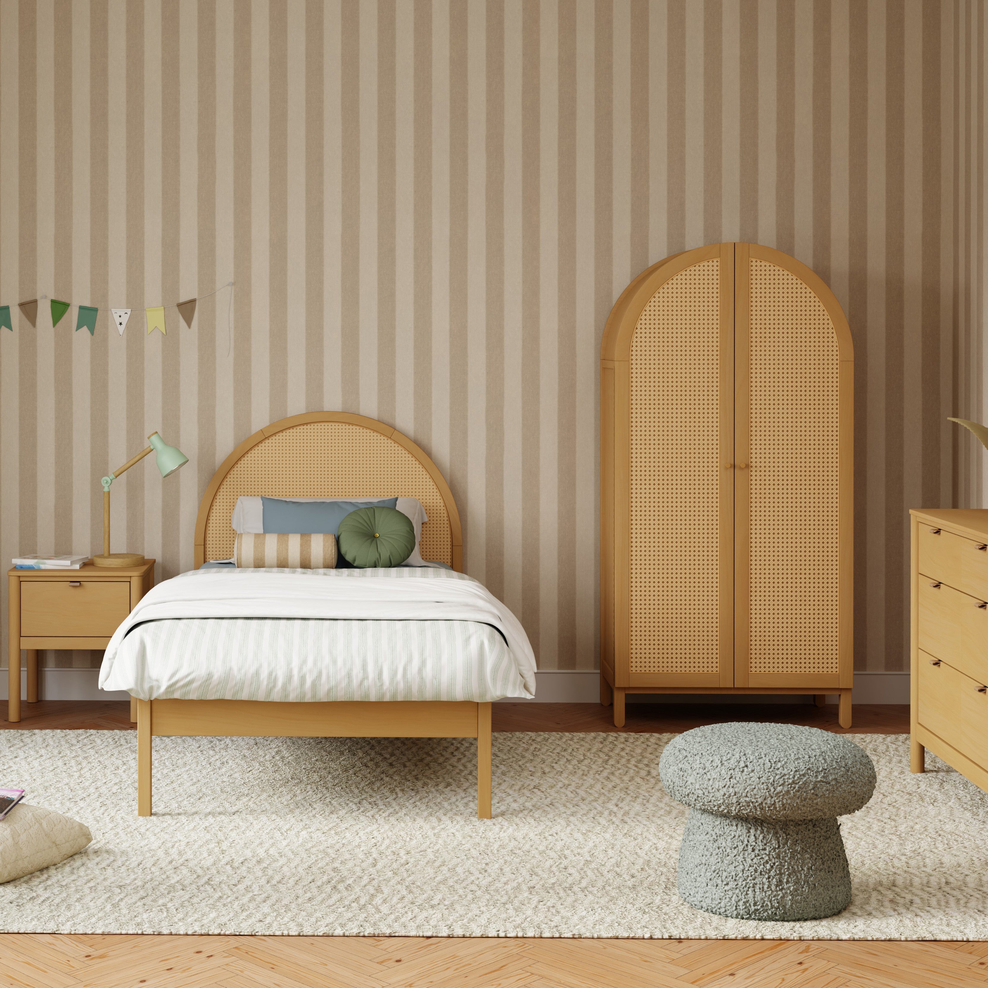 Babyletto Bondi Cane Twin Bed - Twinkle Twinkle Little One