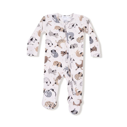 Cozy Pups 2 Way Zipper Footie - Twinkle Twinkle Little One
