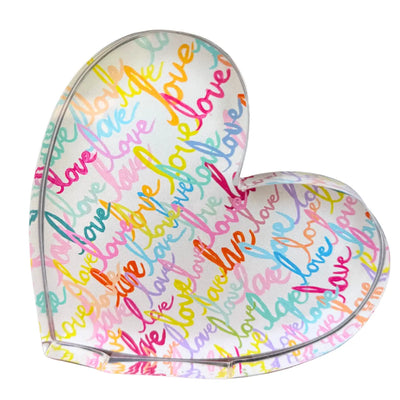 Sideways Love Heart Acrylic Shelfie/Bookend