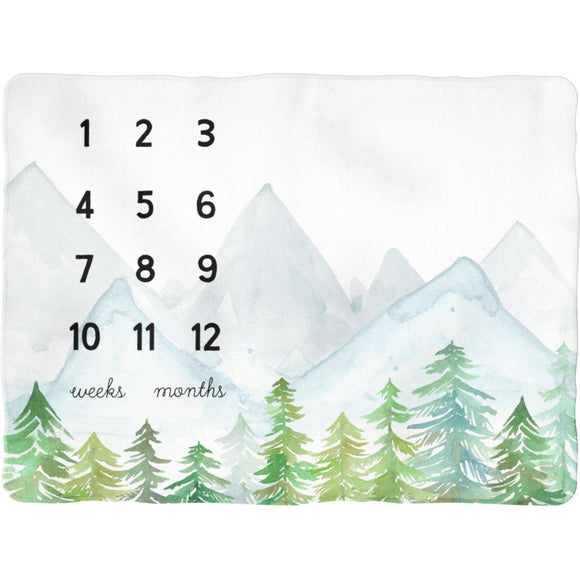 Sugar + Maple Backdrop Blanket | Forest Milestone - Twinkle Twinkle Little One