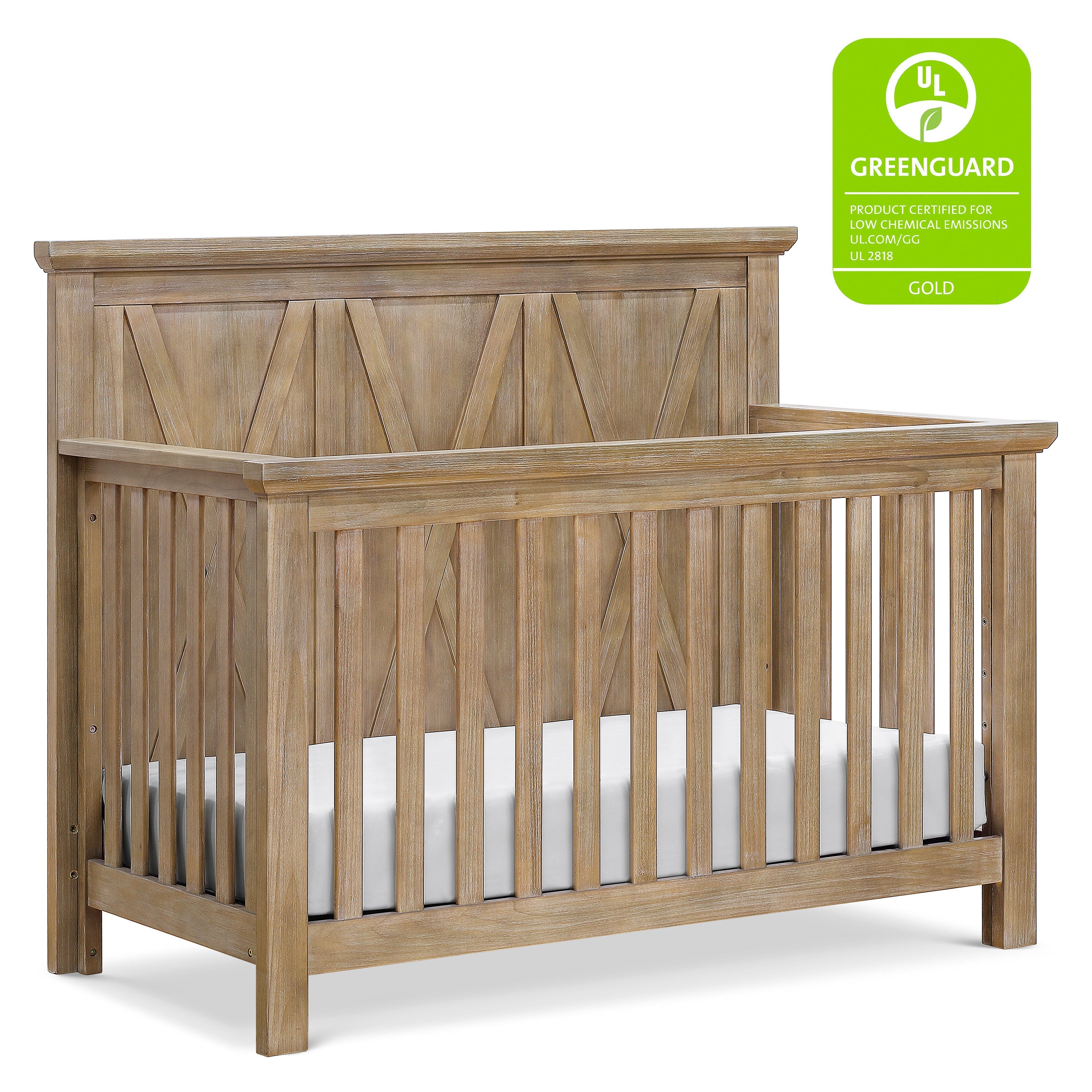 Monogram by Namesake Emory Farmhouse 4-in-1 Convertible Crib