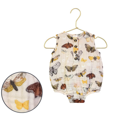 Lou Lou & Company CLOUD MUSLIN BUBBLE ROMPER - Amelia - Twinkle Twinkle Little One