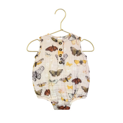 Lou Lou & Company CLOUD MUSLIN BUBBLE ROMPER - Amelia - Twinkle Twinkle Little One