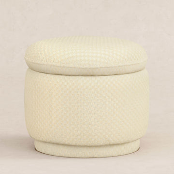 Babyletto Enoki Storage Ottoman in Velvet Checker - Twinkle Twinkle Little One