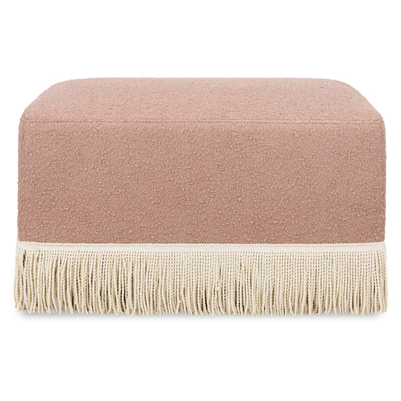 Namesake Crawford Gliding Ottoman | Boucle with Tassel Fringe - Twinkle Twinkle Little One