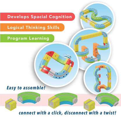 RAIL CUBE Magnetic Monorail Deluxe Set - Twinkle Twinkle Little One