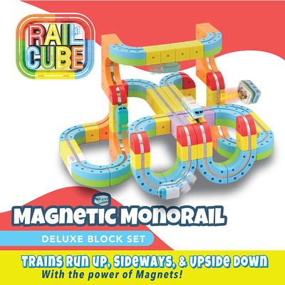 RAIL CUBE Magnetic Monorail Deluxe Set - Twinkle Twinkle Little One