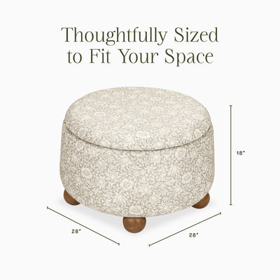 Morris & Co. x Namesake Tuffet Storage Ottoman