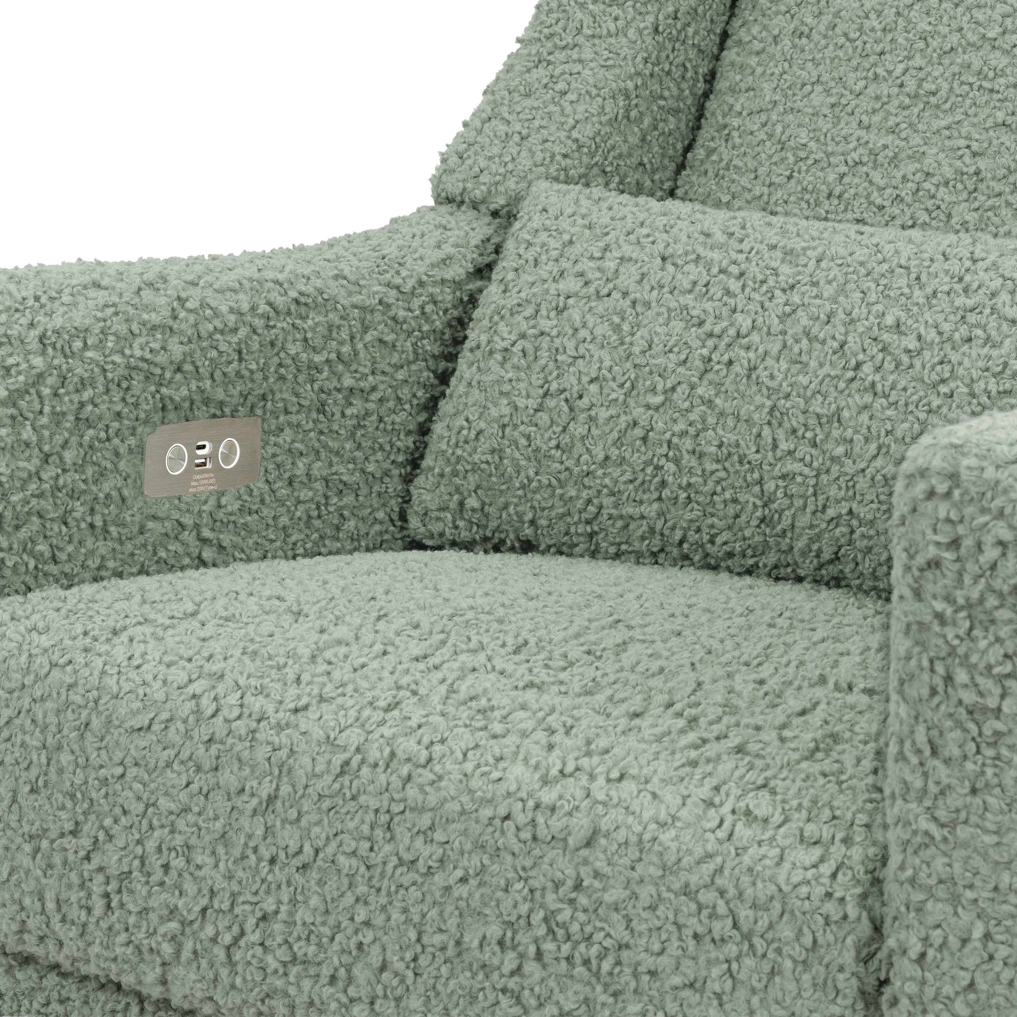 Babyletto Kiwi Electronic Recliner and Swivel Glider with USB port