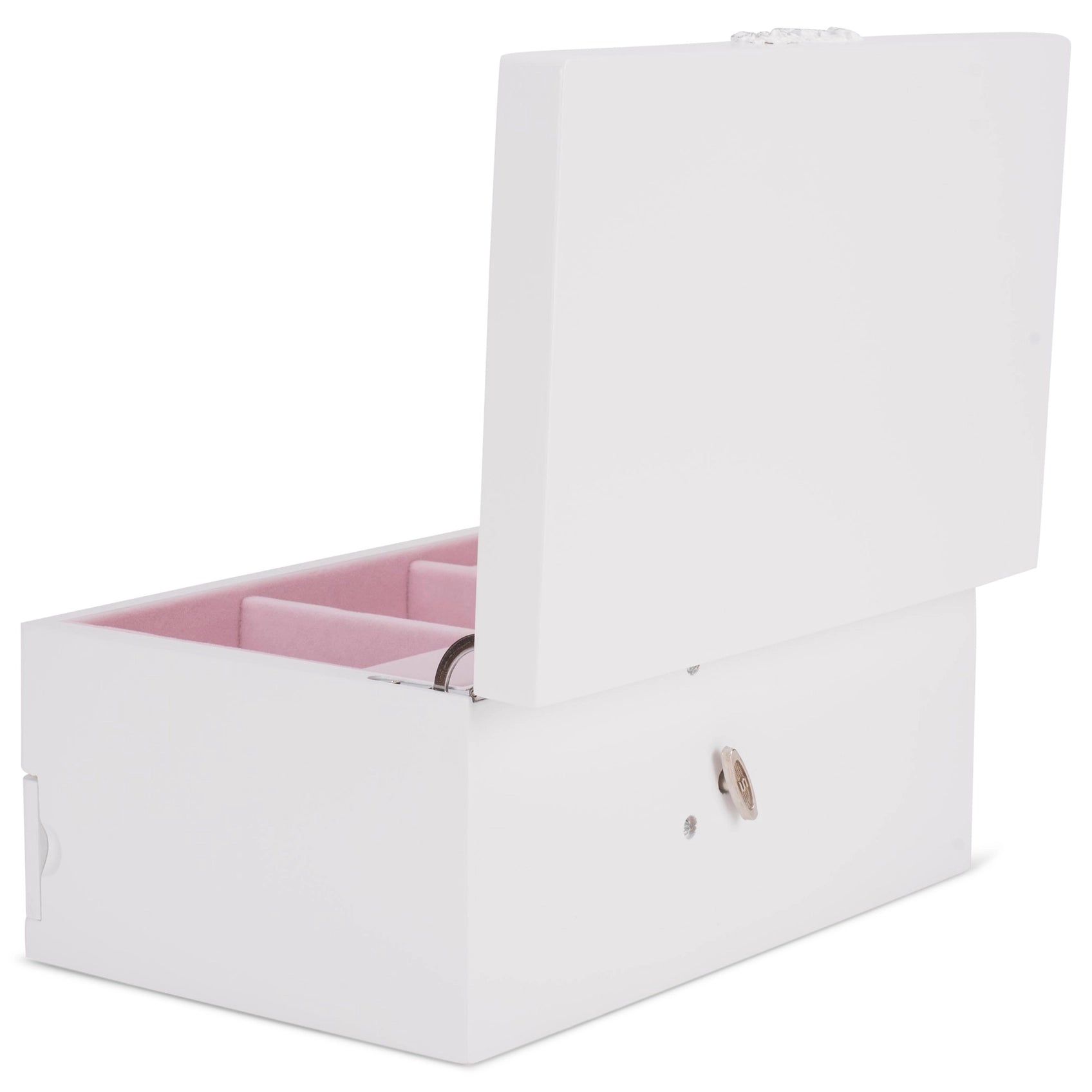 Ballerina Shabby Chic Wood Musical Jewelry Box
