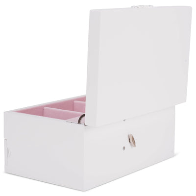 Ballerina Shabby Chic Wood Musical Jewelry Box
