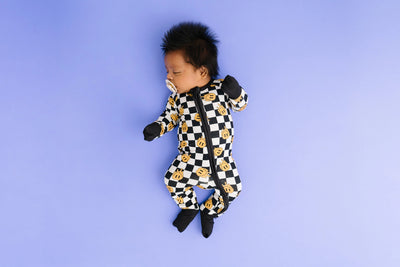 Retro Smiley Bamboo Sleeper - Twinkle Twinkle Little One