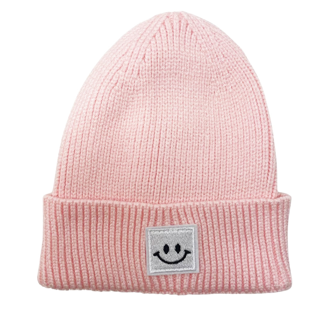 Smiley Patch Winter Beanie-Infant - 0