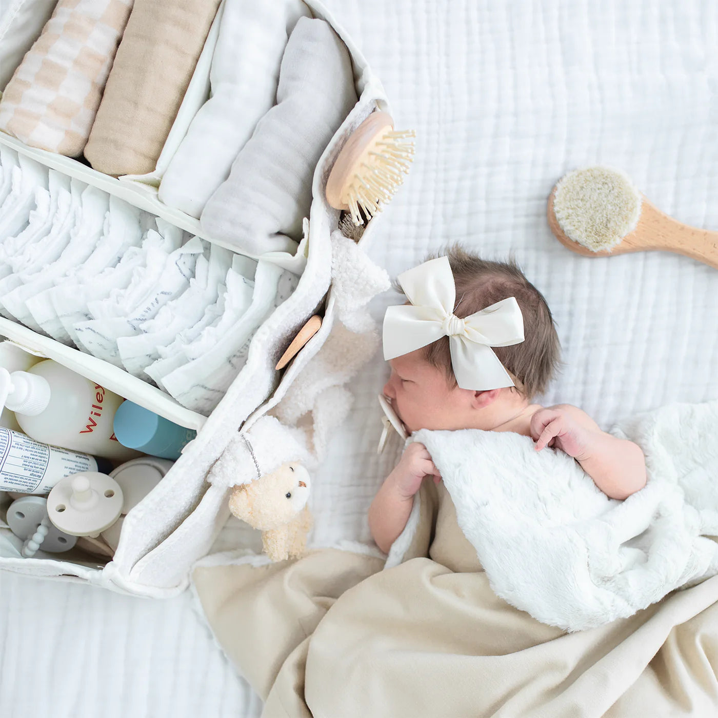 The Baby Caddy - Cream - Twinkle Twinkle Little One