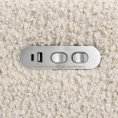 Babyletto Kiwi Plus Power Recliner and Swivel Glider with Power Adjustable Headrest and USB Port