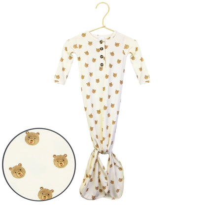 Lou Lou & Company Teddy Knotted Gown - Twinkle Twinkle Little One
