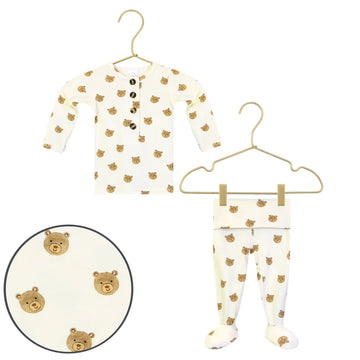 Lou Lou & Company Teddy Top + Bottoms Set