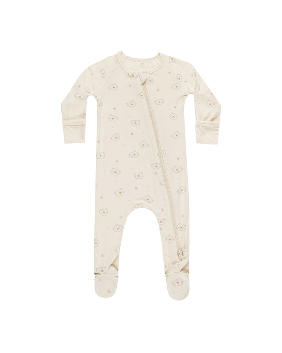 Bamboo Zip Footie - Bears - Twinkle Twinkle Little One
