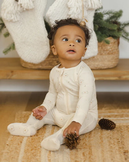 Bamboo Zip Footie - Bears - Twinkle Twinkle Little One