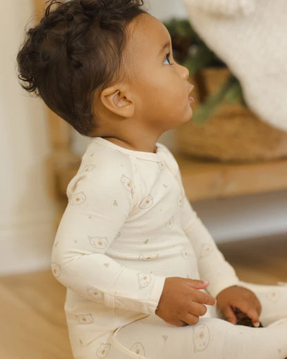 Bamboo Zip Footie - Bears - Twinkle Twinkle Little One