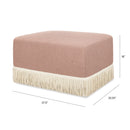 Namesake Crawford Gliding Ottoman | Boucle with Tassel Fringe - Twinkle Twinkle Little One