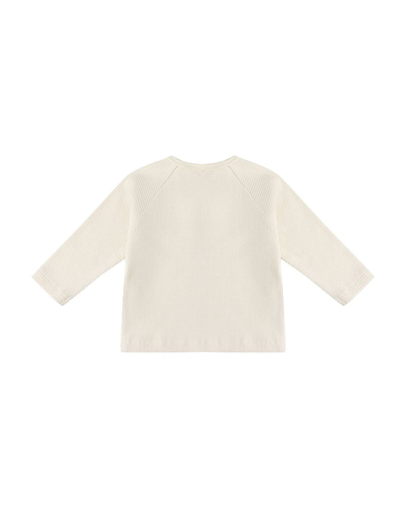 Henley Knit Top & Legging || Natural - Twinkle Twinkle Little One