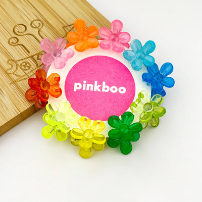 Colorful Mini Claw Hair Clips - 10 Pieces