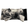 Organic Waffle Knot Bow Headband - Twinkle Twinkle Little One