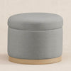 Babyletto Naka Storage Ottoman in Eco-Performance Fabric | Water Repellent & Stain Resistant - Twinkle Twinkle Little One